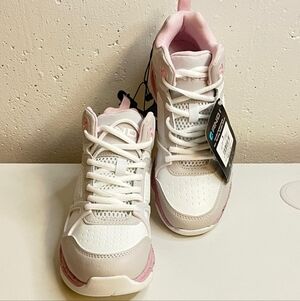 And1 Girl's White and Light Pink Athletic Sneakers